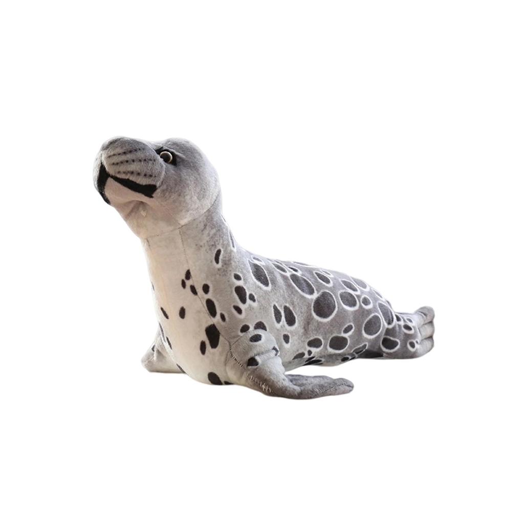 Simulation Seal Stuffed Doll Toy - Look Cute Seal Plush Doll Soft Pillow - Home Decoration Aquarium Souvenirs Kids Birthday Gift