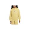 Nike Sportswear Club Letter Logo Hooded Casual Long Sleeve Sweatshirt Kids Sweatshirt Saturn-Gold FN9100-700