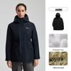 Gepolsterte winddichte Wanderjacke für Damen