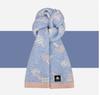 Winter Korean version thickened warm knitted scarf female sweet and cute candy versatile neck protection scarf student female riding