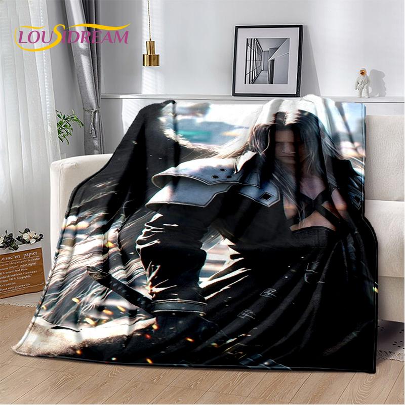 29 Style New Sephiroth Final Fantasy Games Cloud Tifa Aerith Blanket,Soft Throw Blanket for Home Bedroom Bed Sofa Cover Kids