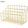 File Filling Rack Desktop File Holder Spacious Compartments Tidy And Neat Clutter-free Desk Long-lasting Material
