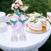 10 Stück Geschenktüten mit Dankeschön-Aufklebern Meerjungfrau Party Boxen Gastgeschenke Meerjungfrau für Kinder Geburtstag Babyparty Unter dem Meer Meerjungfrau Party Dekorationen