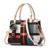 Borsa a tracolla da donna patchwork di moda Borsa a tracolla in pelle da donna Borse a tracolla Borsa a mano Secchi Borse da donna di grande capacità