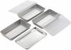 Shimomura Planning Fried Food Bat Set In Convenient for Includes Includes Cooking Square Shallow Stainless 35573 7-Piece [Made Japan] Preparation,