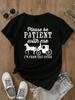 Please Be Patient With Me Im From The 1900s T Shirt Vintage Retro Joke Unisex