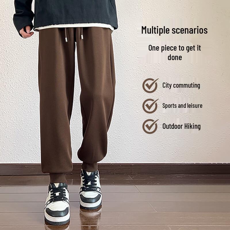 Jeanswest Men's Heavyweight Cotton Blend Loose Fit Joggers