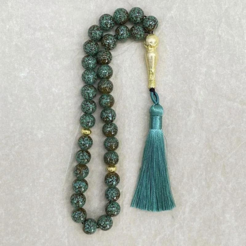 Arabic Tassel Bracelet Muslim 10mm 33 Bead Prayer Rosary Worship Prayer Ceremony Eid Ramadan Gift Colorful Handmade