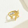 Women All Match Sea Style Starfish Open Ring