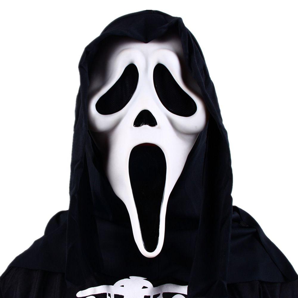 Erwachsenes Geistergesicht Kostümset Für Halloween-Party Hochwertiges Material Und Einzigartiges Design!