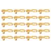 10 Pair Bike Chain Connector 10 Speed Chain Link Connector Bike Chain Repair Tool for Road Mountain Bikes Golden
