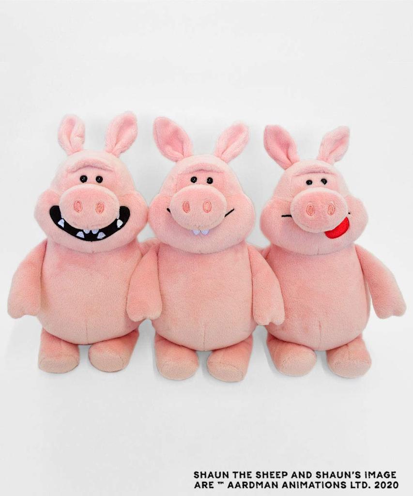 Niki Shaun the Sheep Plush Toy Mischievous Pig Classic "laught" 25cm Shaun the Sheep Gift Pig Pig Prank Mischievous Pig Present Gift Gift Shaun Clay