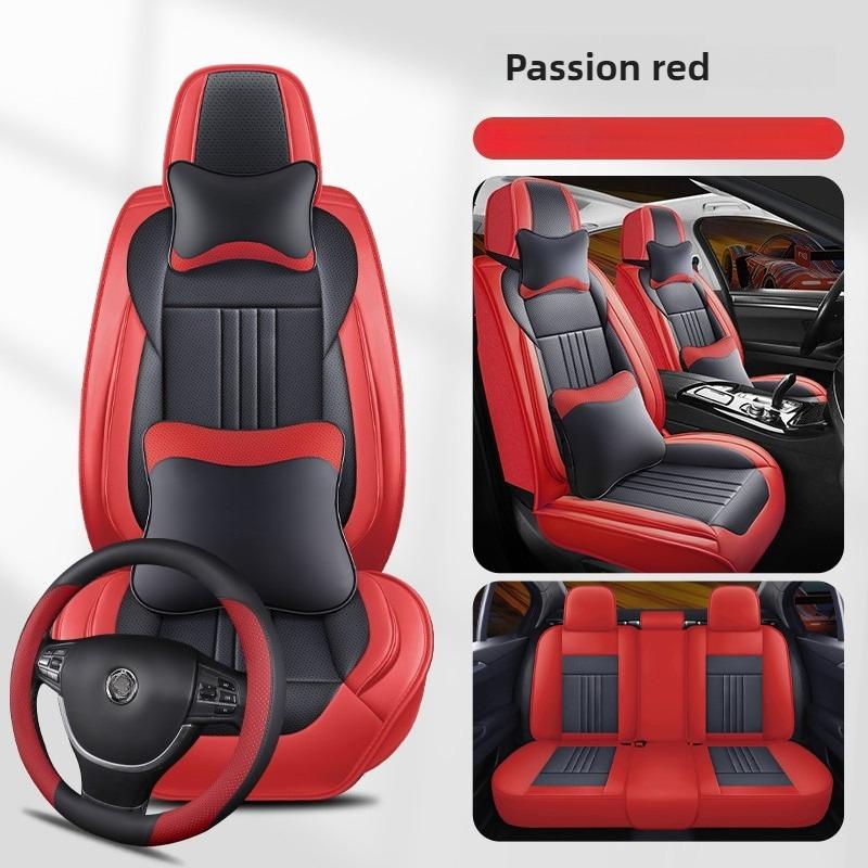 Universal Artificial Leather Car Seat Covers for BYD ATTO 3 Dolphin Seal Song PLUS Ora 03 Pro Sea Lion 07 Car Accessories