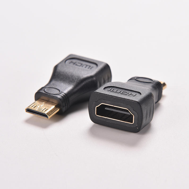 1 vnt. skirtas HDTV mini HDMI C tipo tėtis į HDMI A tipo mama adapterio jungtis