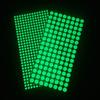 Pontos luminosos adesivos de parede fluorescente casa parede do quarto das crianças diy auto-adesivo decorativo brilho no escuro adesivos