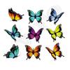 9Pcs/Lot Butterfly Ironing Stickers Washable Clothing Deco Badge Heat Transfer Diy Accessory Patches