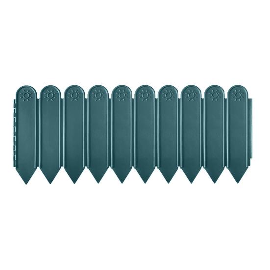 10 Pcs Garden Landscape Edging Panels No Digging Fence Border Connectable Fence Panels for Dividing Yard Flower Beds