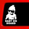 Cute Baby On Board Car-Styling Vehicle Body Window Decals Sticker Decoration