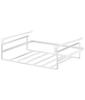 Jitsugyo Lower Cupboard Storage Rack L White X D26 X Tower 7111 (Yamazaki) Approx. W30.5 H9.5cm