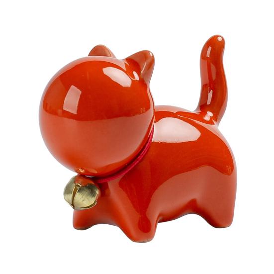 Cat Toilet Bolt Caps Decorative Cat Frog Ceramic Covers Ice-Crack Finish Ancient Chinese Blue And White Chinaware Technology Bathroom Ornaments