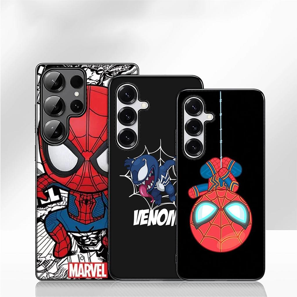 Für Samsung Galaxy A55 A54 A25 A36 A17 A26 A35 A33 A34 A14 A37 S8 S9 S20 S21 FE S10 Plus Hülle SpiderMan Venom Spider Marvel Mann