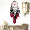 Elegant Dream Catcher Hand-woven Colorful Feathers Wind Chimes Bohemian Wall Hanging Decor For Bedroom Birthday Festival Gifts