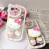 Sanrio Hello Kitty Standaard Telefoonhoesjes Voor iPhone 16 15 14 11 13 12 Pro Max XR XS 7 8 Plus Originele Schokbestendige Hoes Y2K Hoes