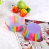Colorful Cupcake Liner Baking Cup, 100Pcs Muffin Cases Cake Mold with High Quality Material,  for Food Decoration, Incrse Appetite,Description: and Hi