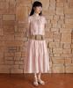Selliteiljeu Frill Button Long Dress_Light Pink