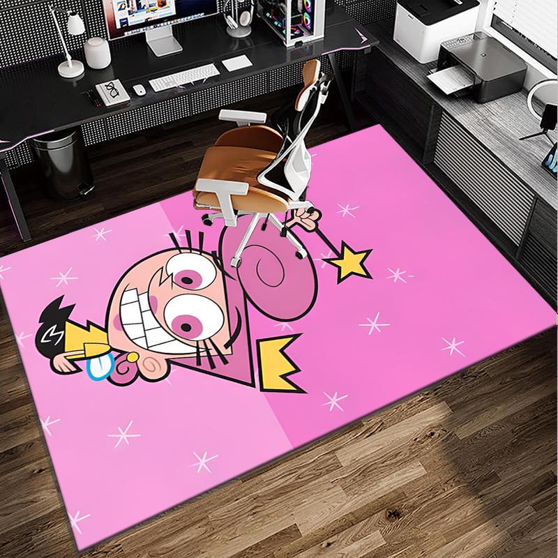 Magical Friendship timmy Adventure Office Rug Chair Mat, Game Carpet, Suitable for Front Door, Bedroom, Living Room, Desk, Holiday Gift
