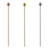 10 Pièces Brochettes à Cocktail en Acier Inoxydable Brochettes à Martini Brochette à Cocktail Métallique Réutilisable