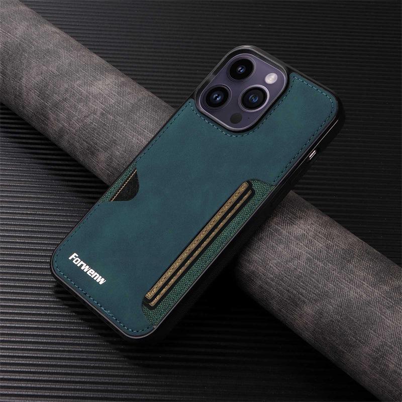 iPhone 17/16/15/12 Card Slot Phone Case with Coin Purse