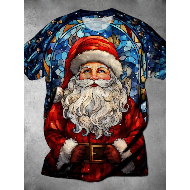 Fashion 3D Print Men Short Sleeve Round Neck T-Shirt Plus Size Tee Summer Casual Tshirts