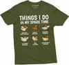 Funny Farming Farmer Tshirt Things I Do In My Spare Time Chickens Animal Lover Tee Shirt