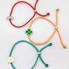 BONBEAU Color Motive Knot Bracelet Daisy Rainbow Clover Knot Thread Bracelet