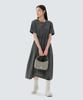 Snow Peak Apparel Taslan Short Sleeve Dress (S26Mwlop53) Urban Green