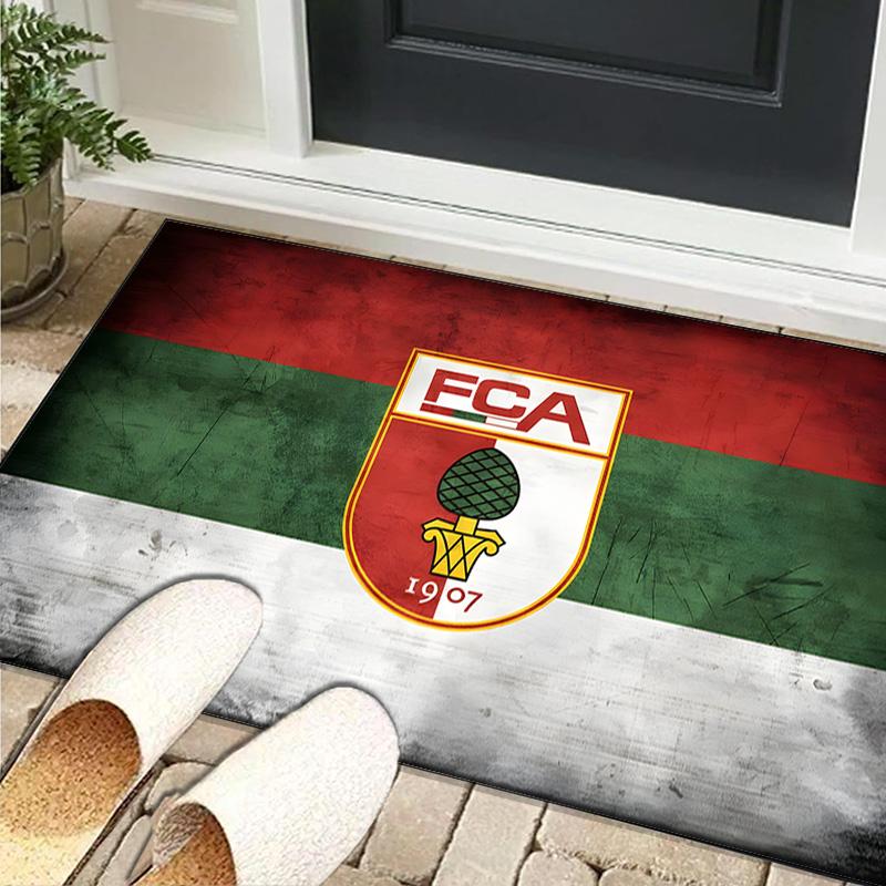 1PC Rug Augs-burg Football Crest Carpet, Chair Rug,Area Rug for Office Bedroom Living Rooms Bedroom, Doormat Decor Christmas Fan Gifts