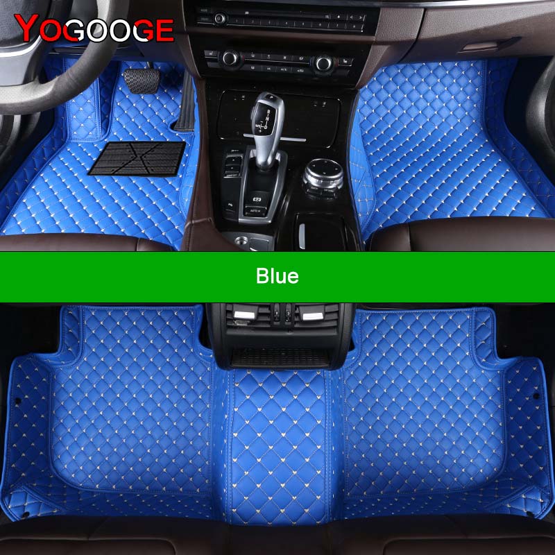Djbn1 YOGOOGE Custom Car Floor Mats For Toyota Corolla Auris Auto Carpets Foot Coche Accessorie