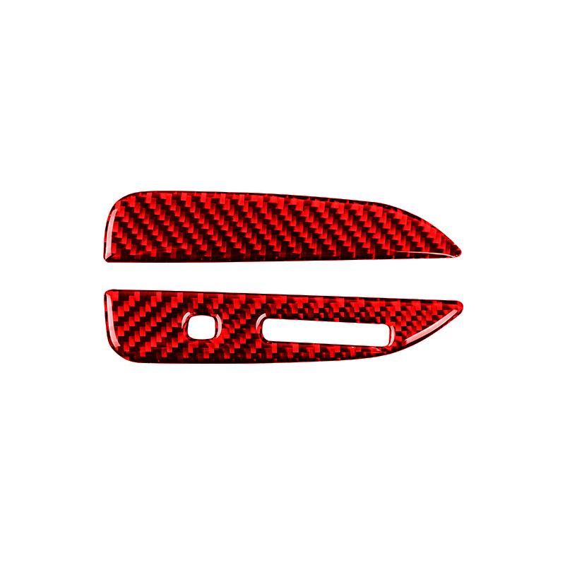 Für Ford Mustang GT 2015-2021 Zubehör Carbon Fiber Innen Auto Getriebe Shift Box Panel Abdeckung Trim Rahmen Dekorative Kit Aufkleber
