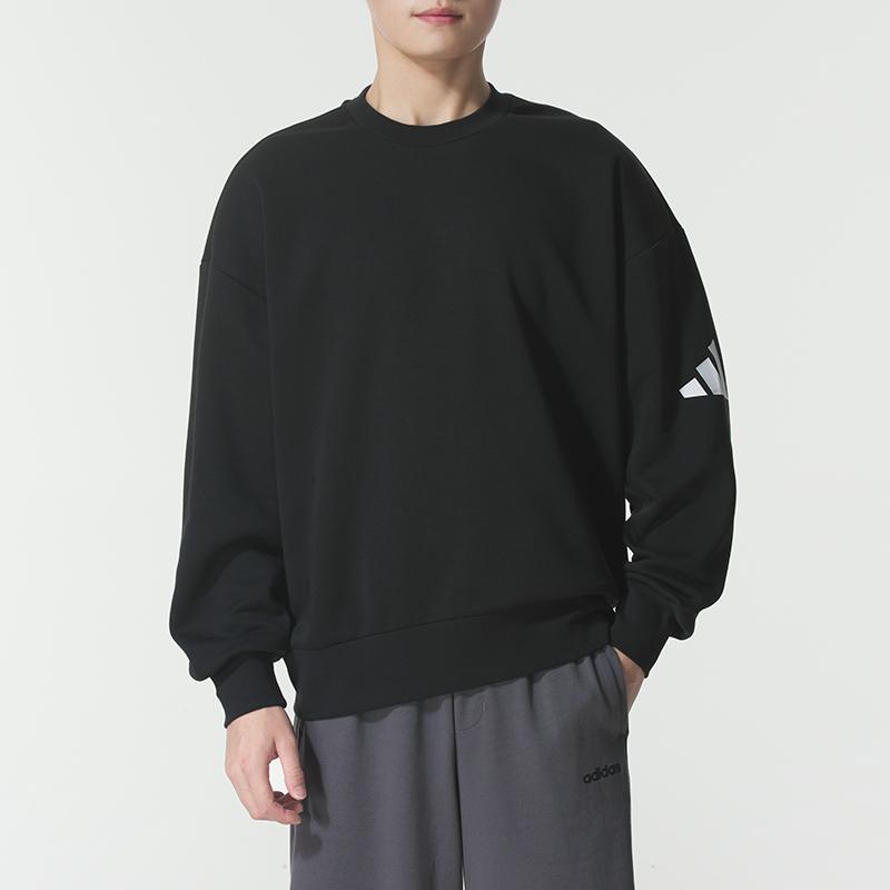 adidas ESSENTIALS Sweatshirt Men's Black JF3542
