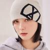 VARZAR VA Square Jacquard Beanie Warm Gray