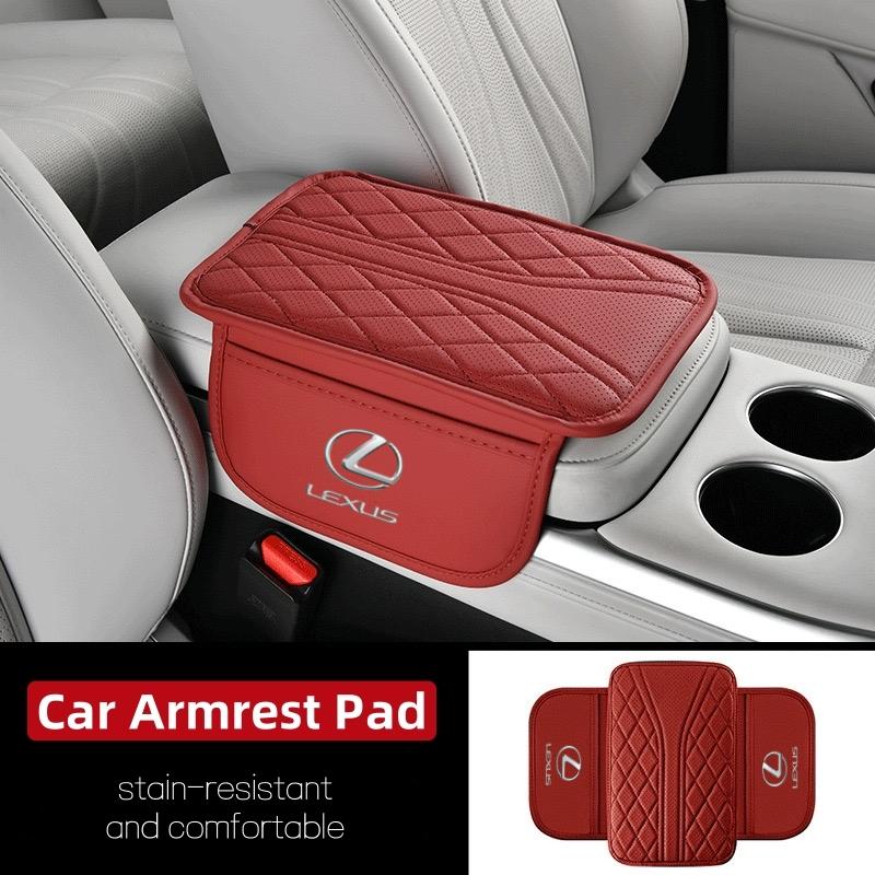 Leder Auto Armlehnenbox Mittelkonsole Armlehne Schutzmatten Für Lexus IS500 LS460 RC200 LM300 RX450 LX NX350h UX RZ450e RC30