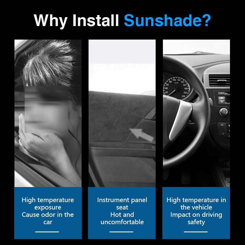 For Changan CS35 Plus 2018~2023 Sunshade Full Covers Sun Shade UV Protector Window Windshields Side Interiors Visor