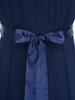 Girls Wedding Guest Jumpsuit: Elegant Sleeveless Chiffon Romper with Detachable Flower & Belt, Perfect for Banquet & Party