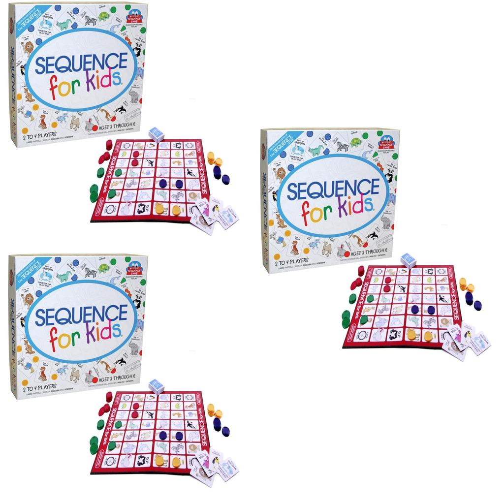 Sequence Kids Board Game No Reading Required Party Game For Logical Thinkers