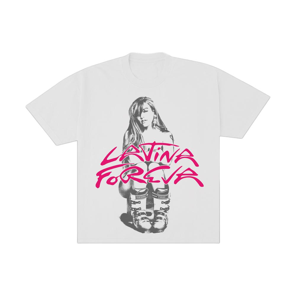Karol G LATINA FOREVA Ski Tshirt UNISEX and Women Summer Cotton Clothing Casual Fashion Round Neck Short Sleeved Top Streetwear