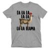 Fa La La Llama Kids Christmas T-Shirt Funny Animal Present Xmas Childrens Gift