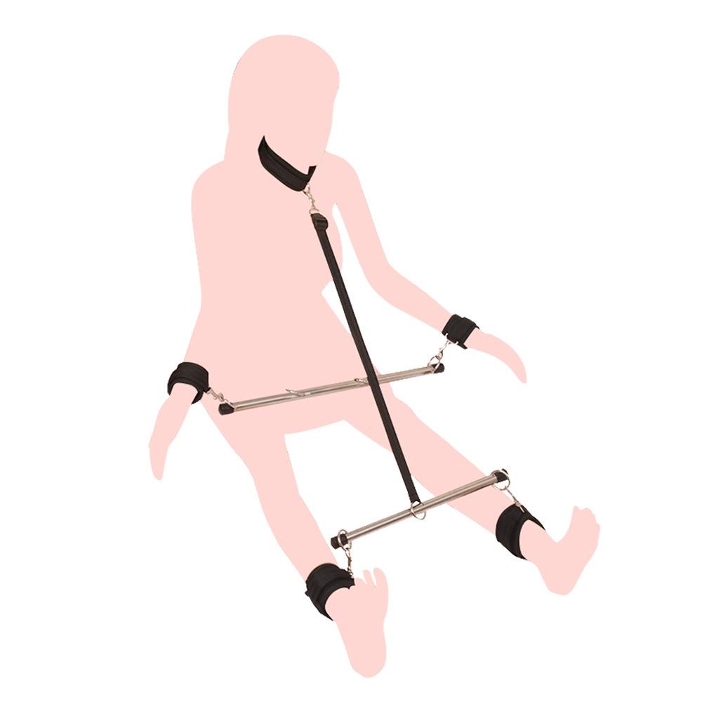 Sexy Spreader Bar Sex Toys For Adult Games Women Wrist Ankle Cuffs Handcuffs Holder Couples Bondage Sets Erotic Machine Products