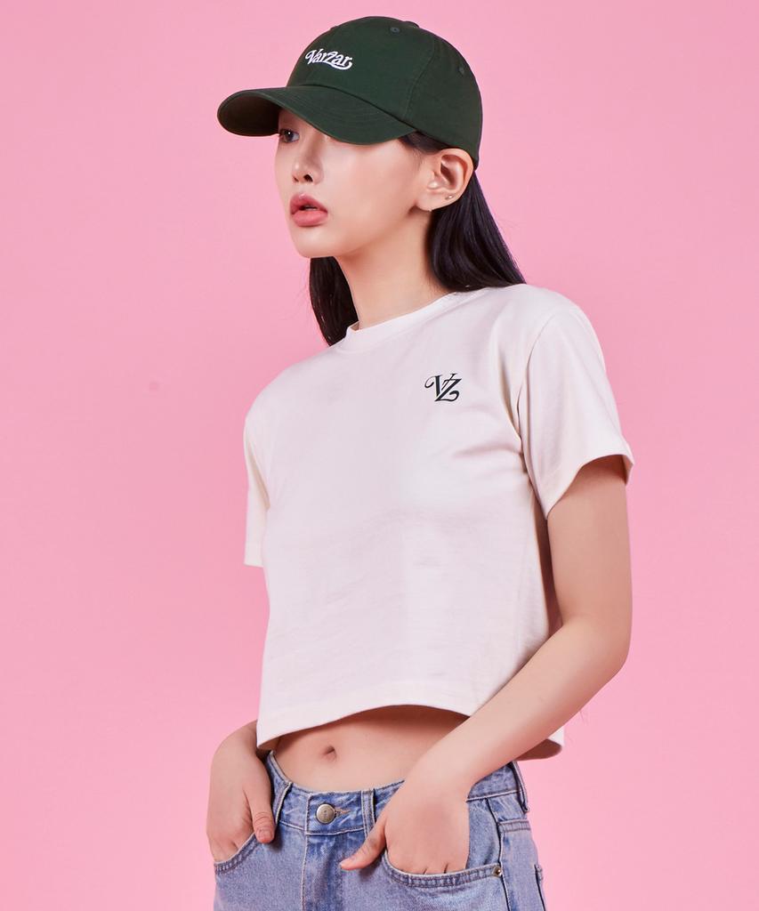 Bajal Love Bazal Crop Short Sleeve T-Shirt (4 Colors)