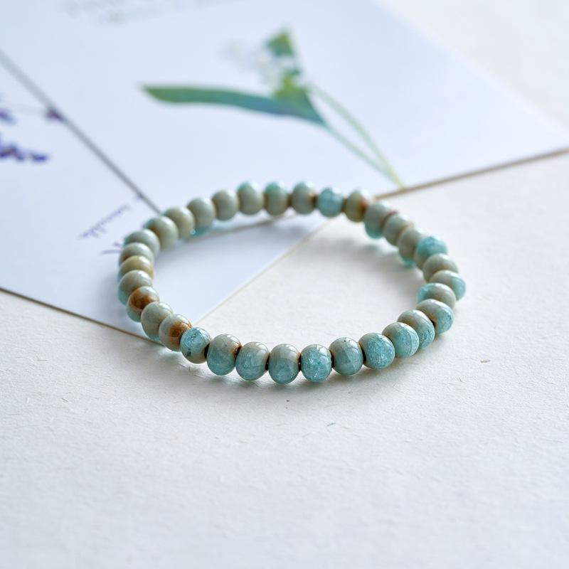 Keramik Armband Schmuck Mode Blume Glasur Perle Armband Multicolor Casual Bohemian Armband